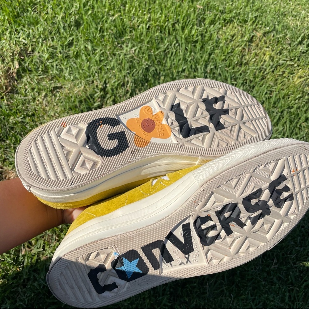 Rare⭐️ Converse One Star OX x Golf Le Fleur Tyler The Creator OG Sulphur M8 W10 - Picture 11 of 16